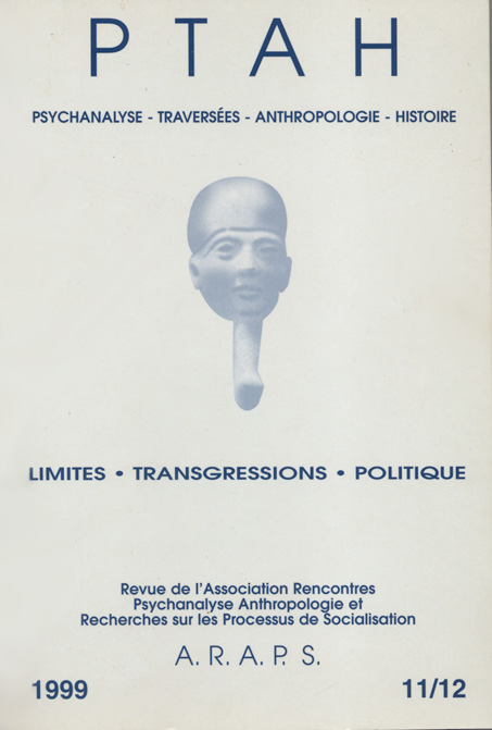 PTAH n°11-12 : Limites – Transgressions – Politique