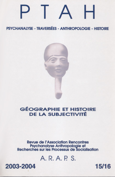 PTAH n°15/16 : Géographie et Histoire de la subjectivité