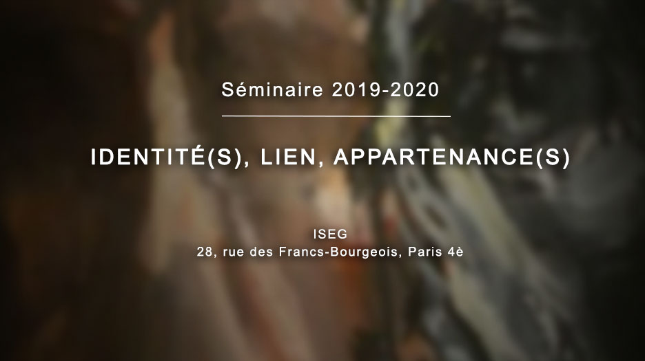 Retrouvez la séance du séminaire du 9 janvier 2020 en vidéo sur Akadem : « IDENTITÉ(S), LIEN, APPARTENANCE(S) »