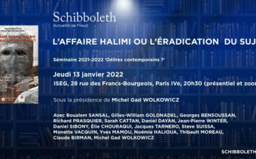 Séminaire « Délires contemporains  ? » : L’affaire Sarah Halimi ou L’éradication du sujet