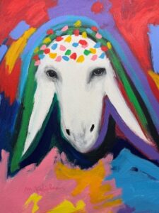 Sheep by Menashe Kaddishman